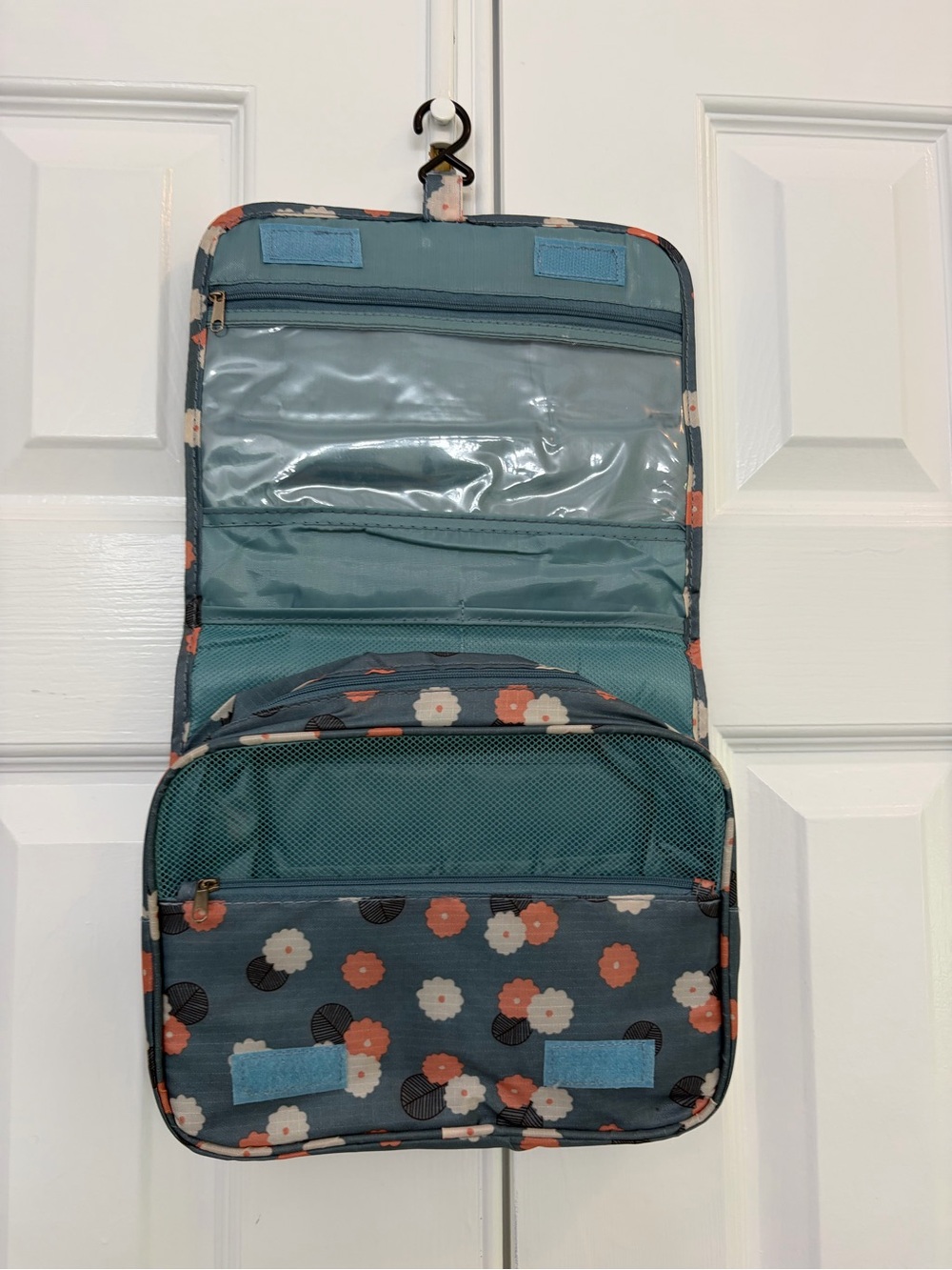Floral Hanging Toiletry Bag•Travel Bag•packing cube•shower bag•ripstop fabric